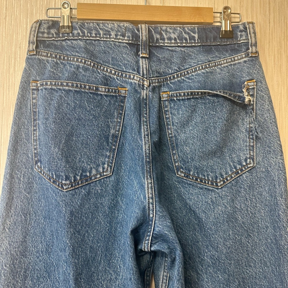 Abercrombie & Fitch The Loose High Rise Classic Blue Jeans - Picture 4 of 7
